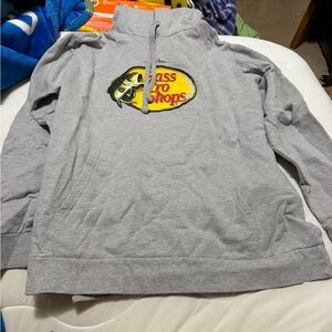 Bass Pro Shops Grey Hoodie L